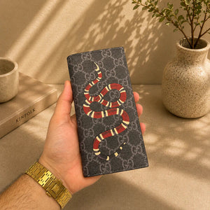 Kingsnake GG Supreme Long Wallets - Gucci