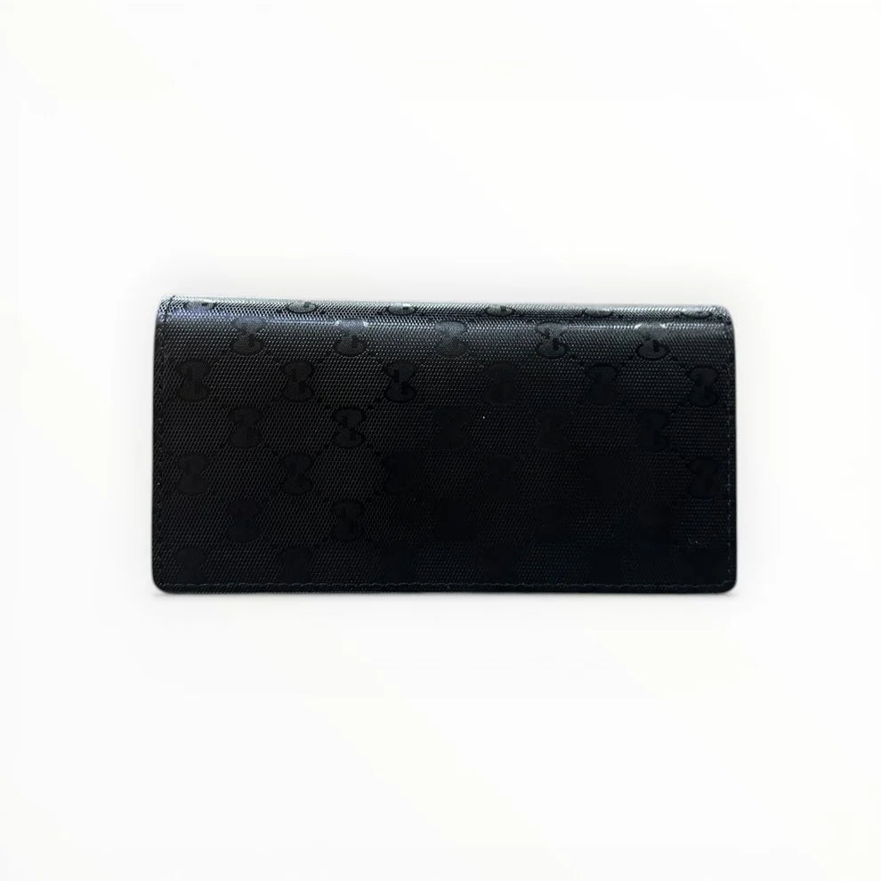 GG Monogram Leather Bifold Wallet - GUCCI