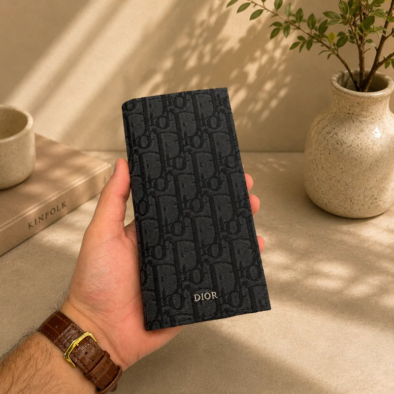Monogram Matte Black Leather Long Wallet - Louis Vuitton