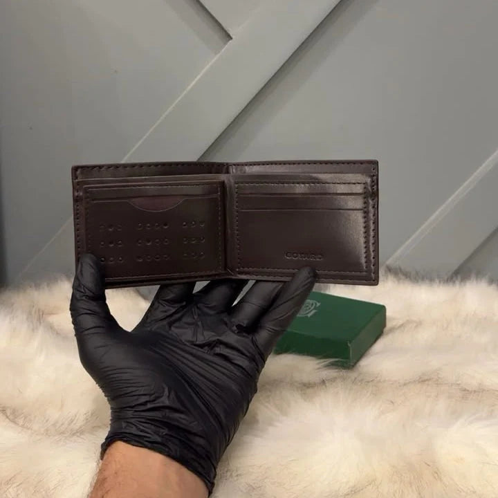 GUCCI EXECUTIVE LEATHER BILLFOLD WALLET