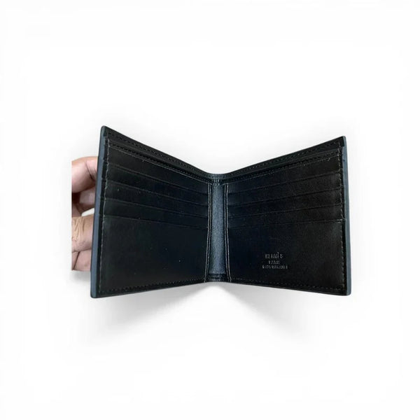Luxury Leather H-Emblem Bifold Wallet - HERMES