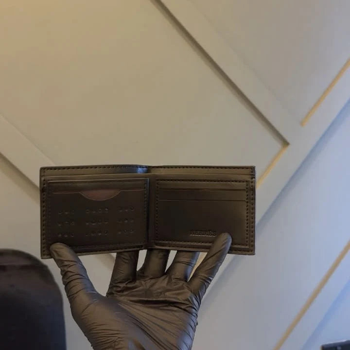 Hermès Paris Classic Leather Wallet for Men