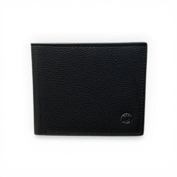 Textured Leather Emblem Wallet - MONTBLANC