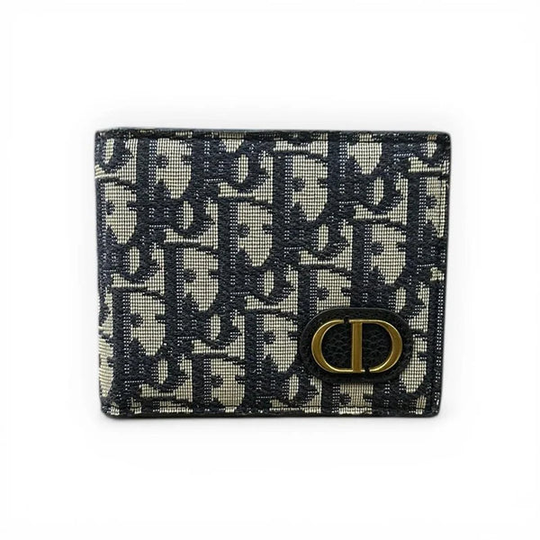Oblique Jacquard CD Bifold Wallet - DIOR