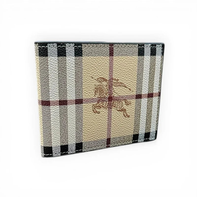 Vintage Check Equestrian Knight Wallet - BURBERRY