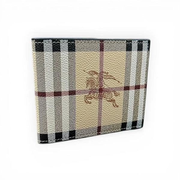 Vintage Check Equestrian Knight Wallet - BURBERRY