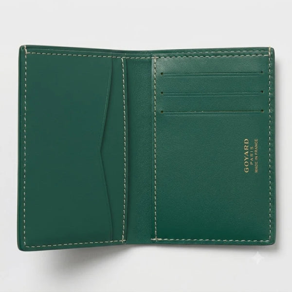 Goyardine Chevron Card Wallet - GOYARD