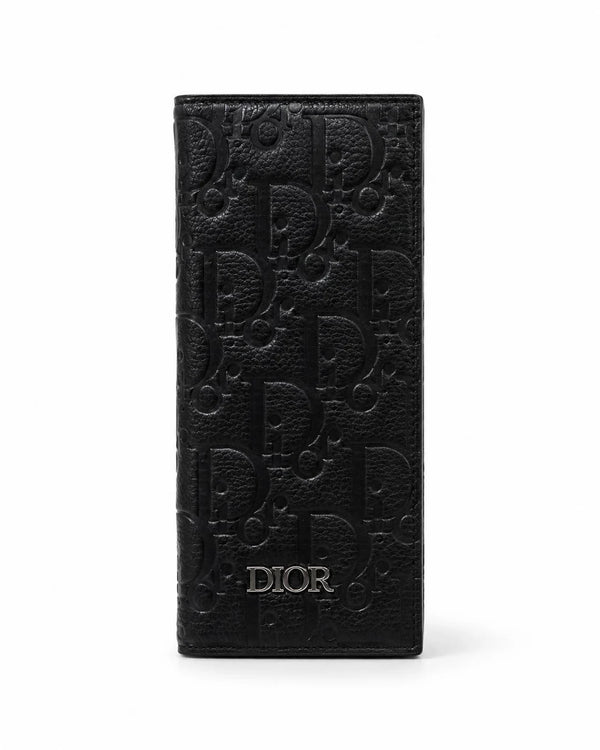 Oblique Jacquard Long Logo Wallet - DIOR