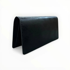 GG Monogram Leather Long Slim Wallet - GUCCI
