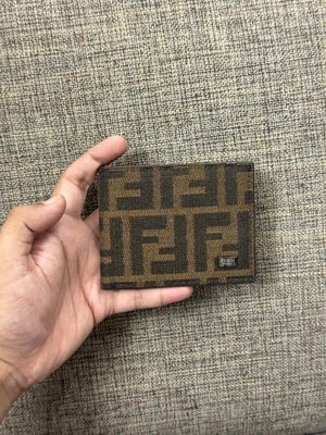 FF Zucca Monogram Bifold Wallet - FENDI