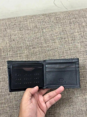 Double G Metallic Blue Snakeskin-Effect Wallet - Gucci