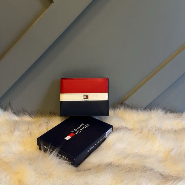 TOMMY HILFIGER CLASSIC LEATHER WALLET FOR MEN