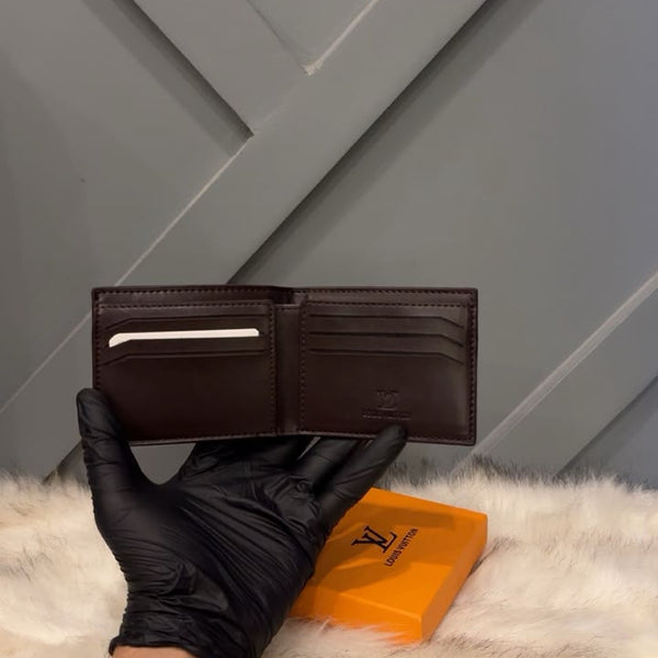 LOUIS VUITTON LUXURY LEATHER CARD HOLDER WALLET