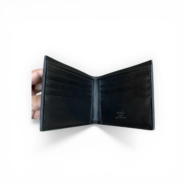 Luxury Leather H-Emblem Bifold Wallet - HERMES