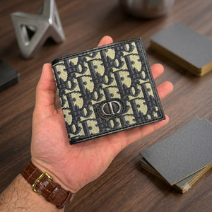 Oblique Jacquard CD Bifold Wallet - DIOR