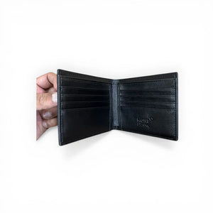 Leather Bifold Emblem Wallet - MONTBLANC