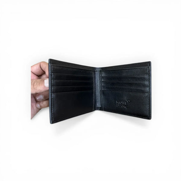 Leather Bifold Emblem Wallet - MONTBLANC